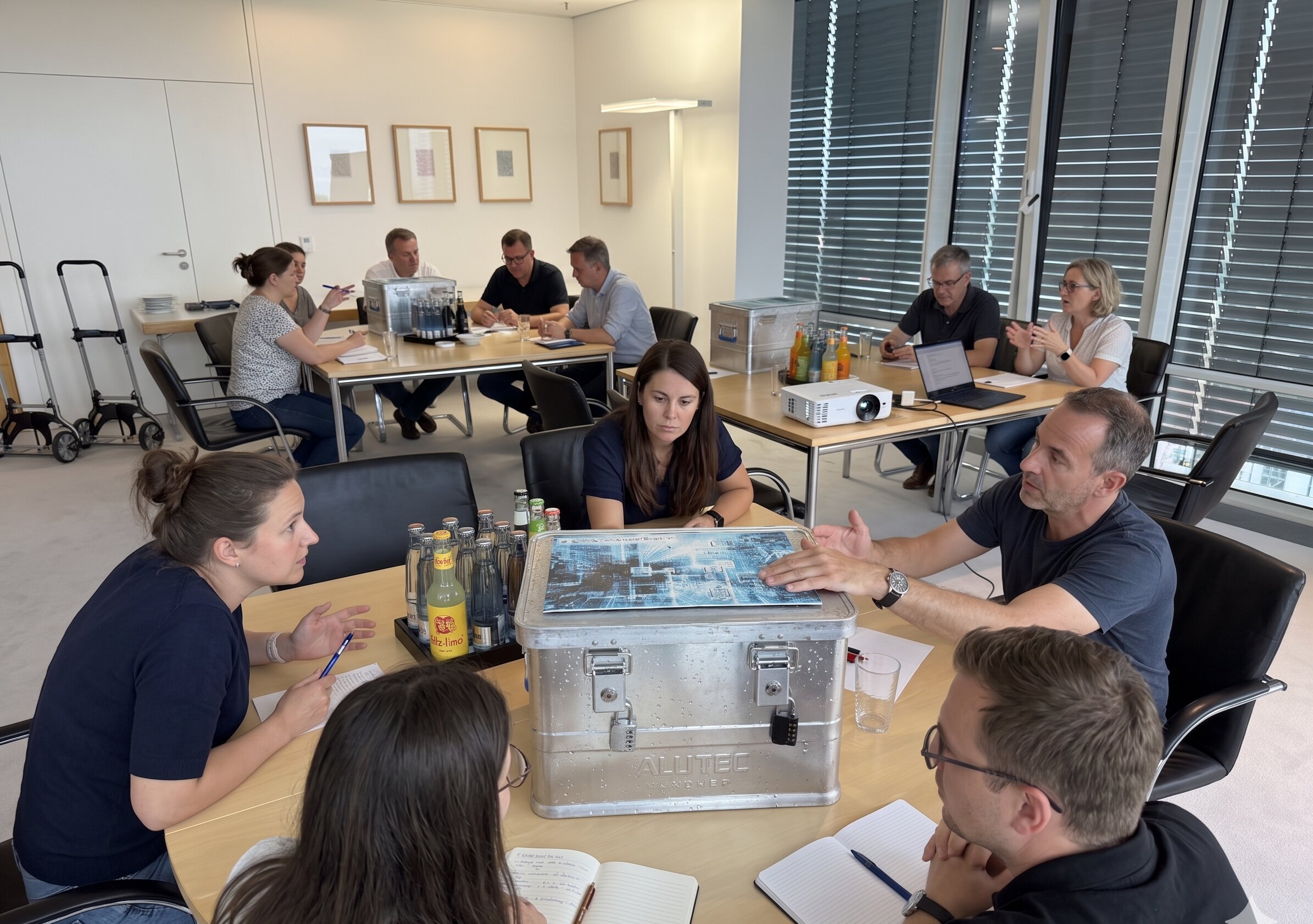 Beat the Box: puzzles during the team event